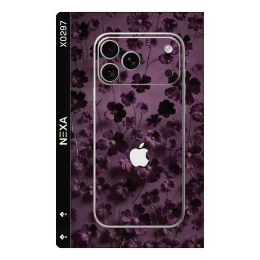 Premium Flowers Phones Skin - Wholesale | Nexa Skins — X0297 - Flowers (floral, purple, botanical)