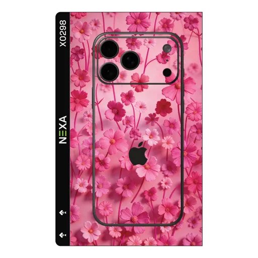 Premium Flowers Phones Skin - Wholesale | Nexa Skins — X0298 - Flowers (floral, pink, botanical)