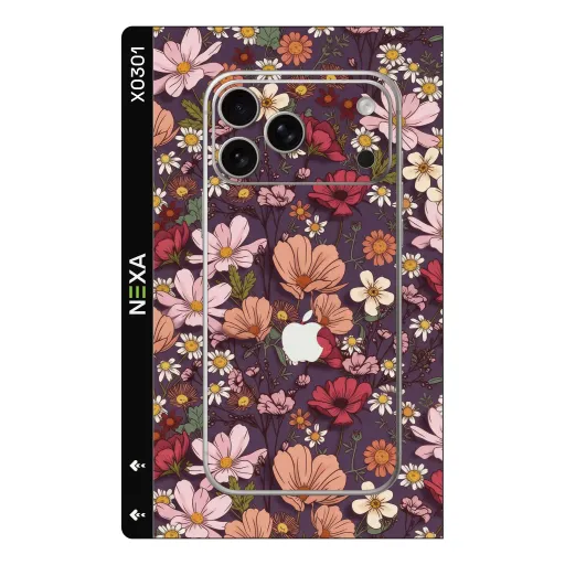 Premium Flowers Phones Skin - Wholesale | Nexa Skins — X0301 - Flowers (floral, botanical, vintage)