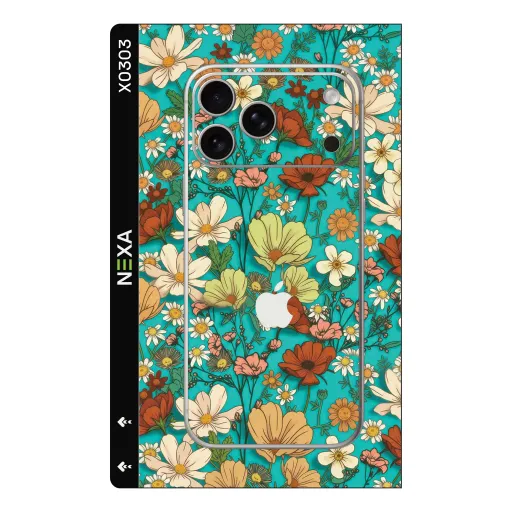 Premium Flowers Phones Skin - Wholesale | Nexa Skins — X0303 - Flowers (floral, botanical, retro)