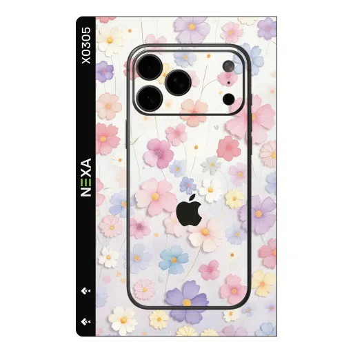 Premium Flowers Phones Skin - Wholesale | Nexa Skins — X0305 - Flowers (floral, pastel, watercolor)