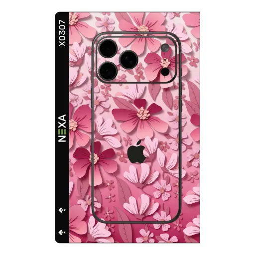 Premium Flowers Phones Skin - Wholesale | Nexa Skins — X0307 - Flowers (floral, pink, botanical)