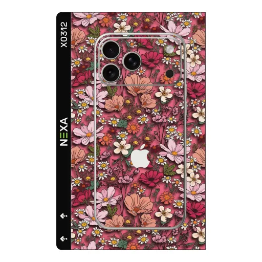 Premium Flowers Phones Skin - Wholesale | Nexa Skins — X0311 - Flowers (floral, botanical, pink)