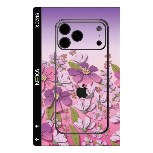 Premium Flowers Phones Skin - Wholesale | Nexa Skins — X0318 - Flowers (floral, botanical, gradient)