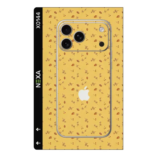 Premium Girls Phones Skin - Wholesale | Nexa Skins — X0144 - Girls (mustard, floral, autumn)
