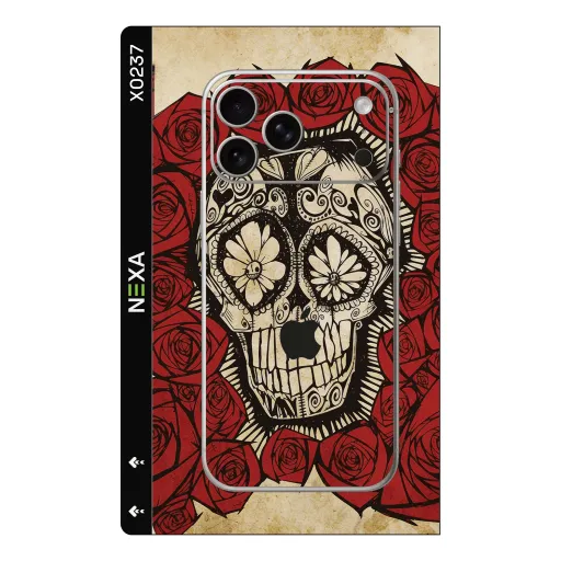 Premium Girls Phones Skin - Wholesale | Nexa Skins — X0237 - Girls (sugar skull, roses, vintage)