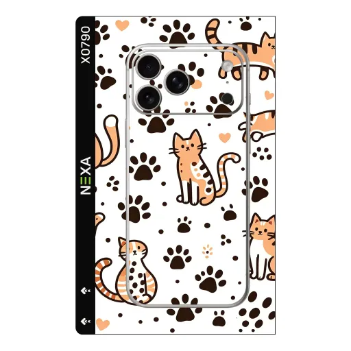 Premium Girls Phones Skin - Wholesale | Nexa Skins — X0790 - Girls (cartoon, cats, animal print)