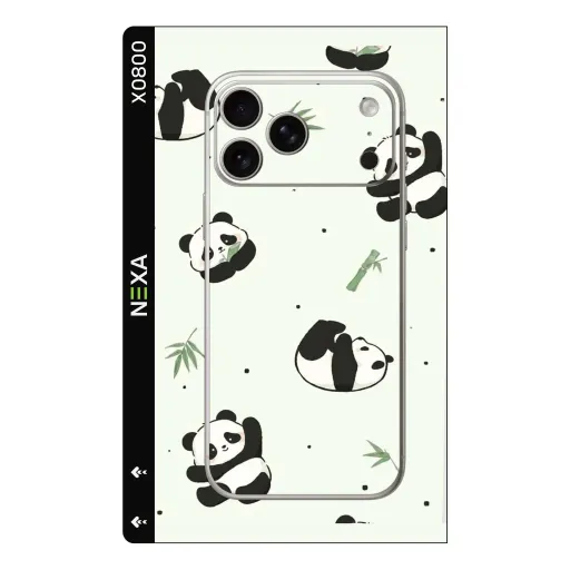 Premium Girls Phones Skin - Wholesale | Nexa Skins — X0800 - Girls (panda, whimsical, minimalist)