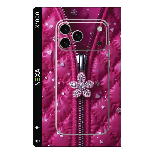 Premium Girls Phones Skin - Wholesale | Nexa Skins — X1009 - Girls (pink, quilted, puffer)