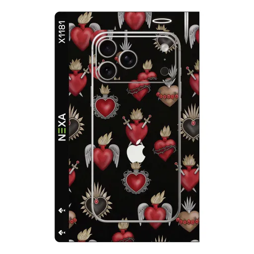 Premium Girls Phones Skin - Wholesale | Nexa Skins — X1181 - Girls (sacred heart, gothic, tattoo art)
