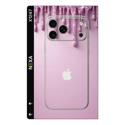 Premium Girls Phones Skin - Wholesale | Nexa Skins — X1247 - Girls (pink, glitter, drip)