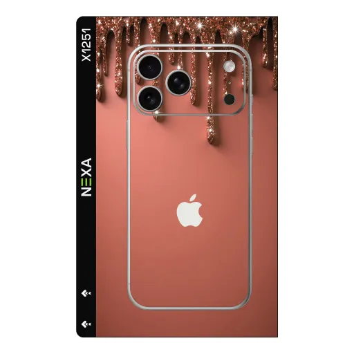 Premium Girls Phones Skin - Wholesale | Nexa Skins — X1251 - Girls (rose gold, glitter, drip)