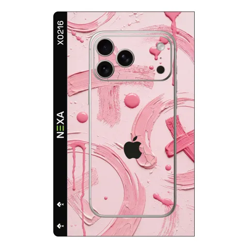 Premium Graffiti & Paint Phones Skin - Wholesale | Nexa Skins — X0216 - Graffiti & Paint (pink, brushstroke, acrylic)