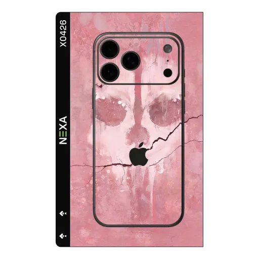 Premium Graffiti & Paint Phones Skin - Wholesale | Nexa Skins — X0426 - Graffiti & Paint (pink, skull, grunge)
