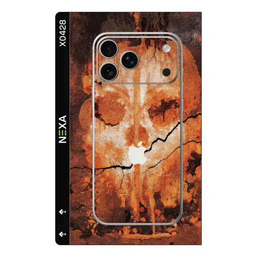 Premium Graffiti & Paint Phones Skin - Wholesale | Nexa Skins — X0428 - Graffiti & Paint (skull, grunge, rusted)