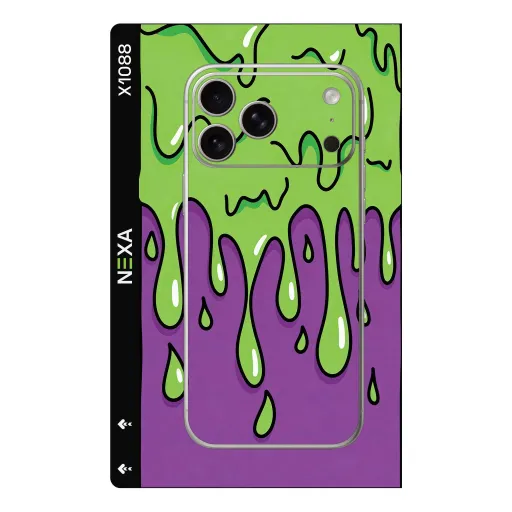 Premium Graffiti & Paint Phones Skin - Wholesale | Nexa Skins — X1088 - Graffiti & Paint (slime, drip, cartoon)