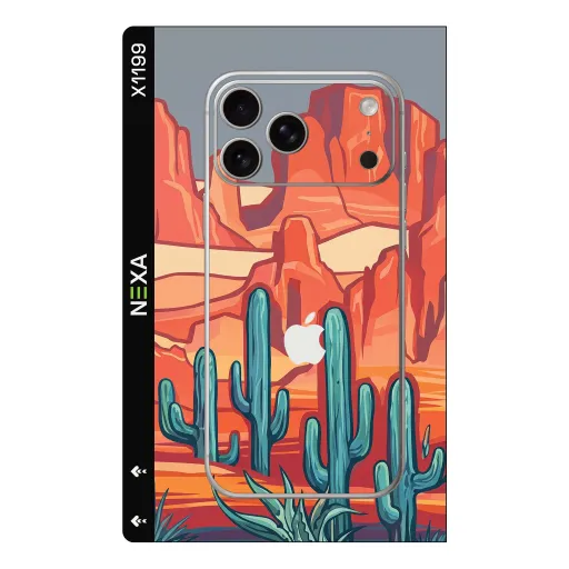 Premium Graffiti & Paint Phones Skin - Wholesale | Nexa Skins — X1199 - Graffiti & Paint (desert, cactus, landscape)