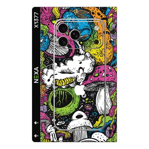 Premium Graffiti & Paint Phones Skin - Wholesale | Nexa Skins — X1377 - Graffiti & Paint (psychedelic, trippy, mushroom)