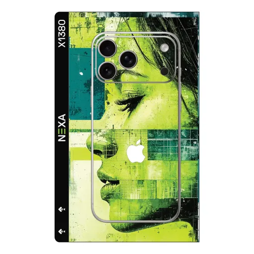 Premium Graffiti & Paint Phones Skin - Wholesale | Nexa Skins — X1380 - Graffiti & Paint (grunge, neon green, street art)