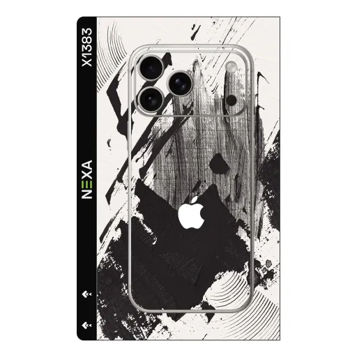 Premium Graffiti & Paint Phones Skin - Wholesale | Nexa Skins — X1383 - Graffiti & Paint (abstract, monochrome, brushstroke)