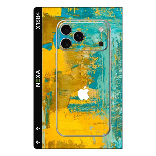 Premium Graffiti & Paint Phones Skin - Wholesale | Nexa Skins — X1384 - Graffiti & Paint (abstract, oil painting, turquoise)