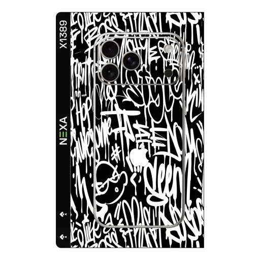 سكن Graffiti & Paint بريميوم لأجهزة Phones - بيع بالجملة | Nexa Skins — X1389 - Graffiti & Paint (street art, monochrome, urban)