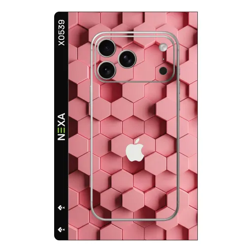Premium Honeycomb Phones Skin - Wholesale | Nexa Skins — X0539 - Honeycomb (pink, hexagon, geometric)