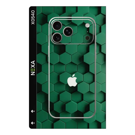 Premium Honeycomb Phones Skin - Wholesale | Nexa Skins — X0540 - Honeycomb (geometric, hexagon, green)