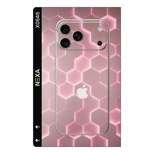 سكن Honeycomb بريميوم لأجهزة Phones - بيع بالجملة | Nexa Skins — X0545 - Honeycomb (hexagon, pink, neon)