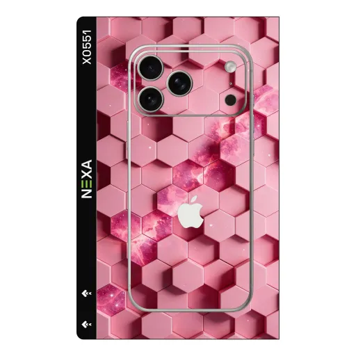 Premium Honeycomb Phones Skin - Wholesale | Nexa Skins — X0551 - Honeycomb (pink, hexagon, geometric)