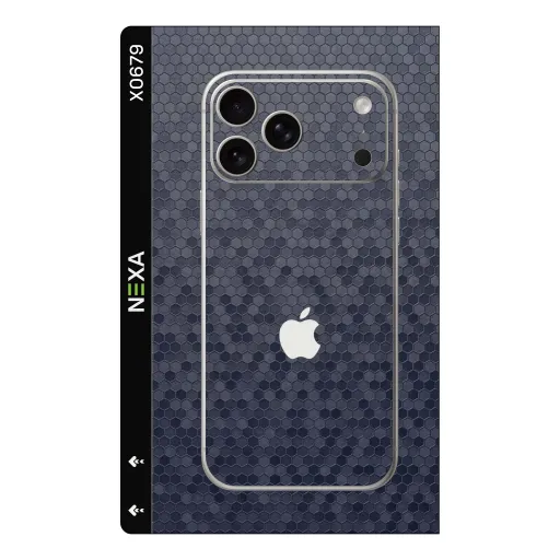 Премиальный скин Honeycomb для Phones — оптом | Nexa Skins — X0679 - Honeycomb (hexagon, geometric, dark)