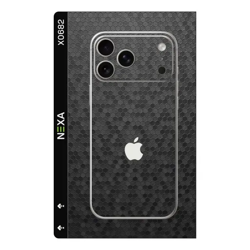 Premium Honeycomb Phones Skin - Wholesale | Nexa Skins — X0682 - Honeycomb (carbon, hexagon, textured)