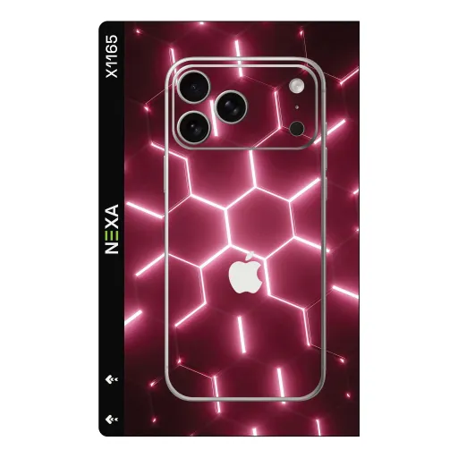 Premium Honeycomb Phones Skin - Wholesale | Nexa Skins — X1165 - Honeycomb (hexagon, neon, cyberpunk)