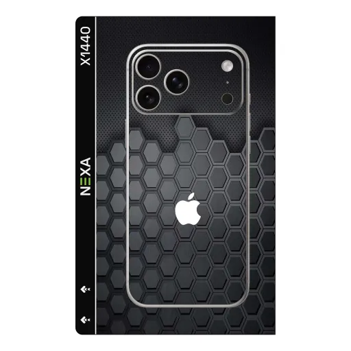 Premium Honeycomb Phones Skin - Wholesale | Nexa Skins — X1440 - Honeycomb (hexagon, carbon fiber, geometric)