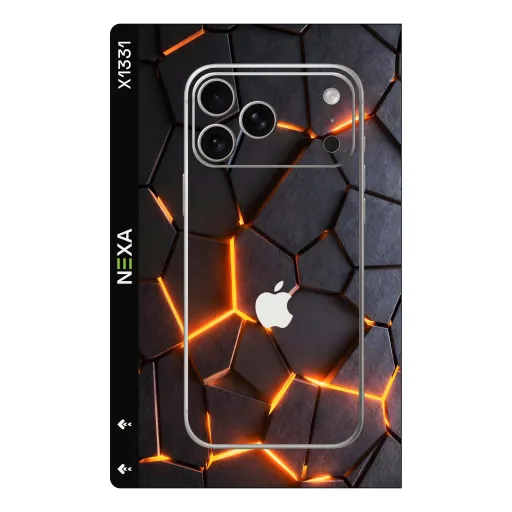Premium Lava Phones Skin - Wholesale | Nexa Skins — X1331 - Lava (geometric, glowing, tech)