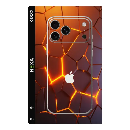 Premium Lava Phones Skin - Wholesale | Nexa Skins — X1332 - Lava (geometric, glowing, abstract)