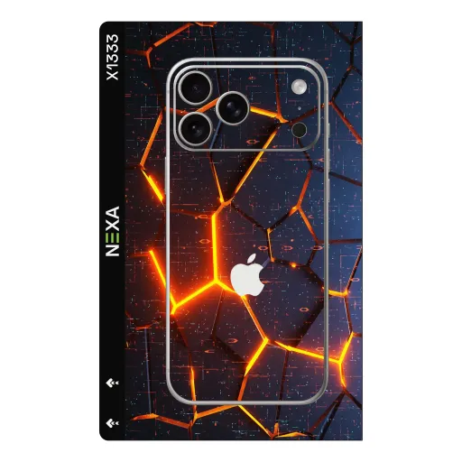 Premium Lava Phones Skin - Wholesale | Nexa Skins — X1333 - Lava (cyber, neon, circuit)