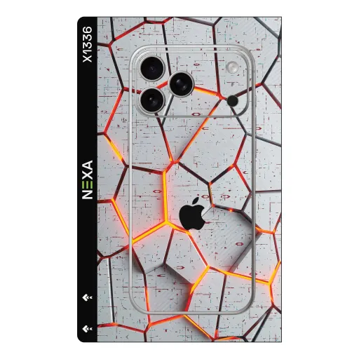 Premium Lava Phones Skin - Wholesale | Nexa Skins — X1336 - Lava (cyberpunk, geometric, neon)