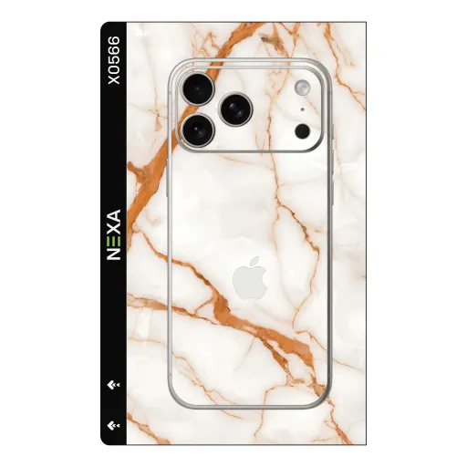 Premium Marble Phones Skin - Wholesale | Nexa Skins — X0566 - Marble (white, gold, luxury)