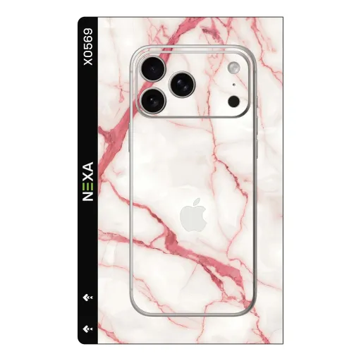 Premium Marble Phones Skin - Wholesale | Nexa Skins — X0569 - Marble (pink, white, luxury)