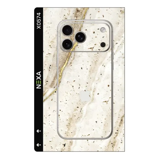 Premium Marble Phones Skin - Wholesale | Nexa Skins — X0574 - Marble (gold, cream, luxury)