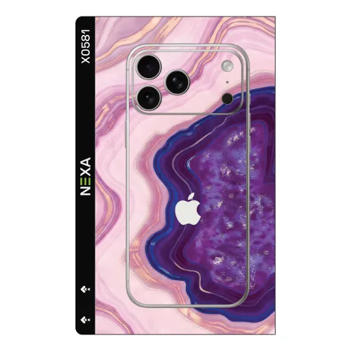 Premium Marble Phones Skin - Wholesale | Nexa Skins — X0581 - Marble (agate, geode, violet)