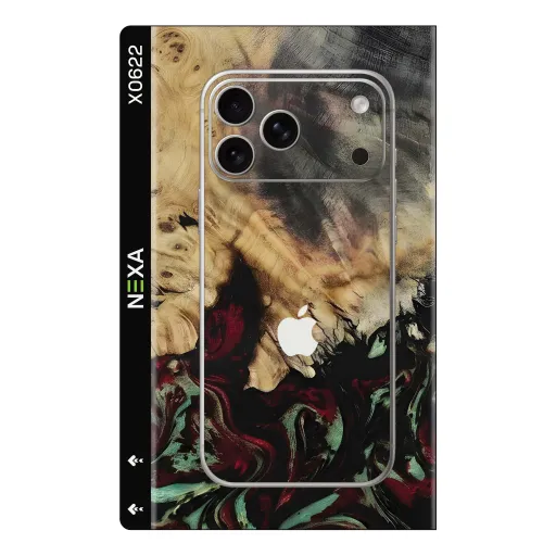 Premium Marble Phones Skin - Wholesale | Nexa Skins — X0622 - Marble (burl wood, resin, luxury)