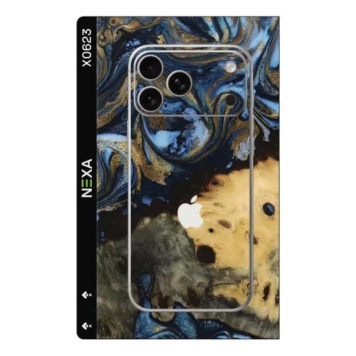 Premium Marble Phones Skin - Wholesale | Nexa Skins — X0623 - Marble (metallic, swirling, gold)