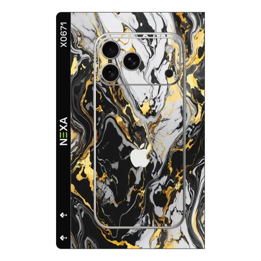 Premium Marble Phones Skin - Wholesale | Nexa Skins — X0671 - Marble (gold, luxury, abstract)