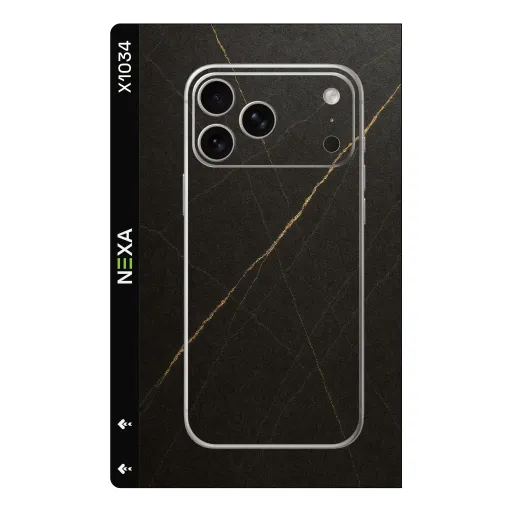 Premium Marble Phones Skin - Wholesale | Nexa Skins — X1034 - Marble (black gold, luxury, minimalist)