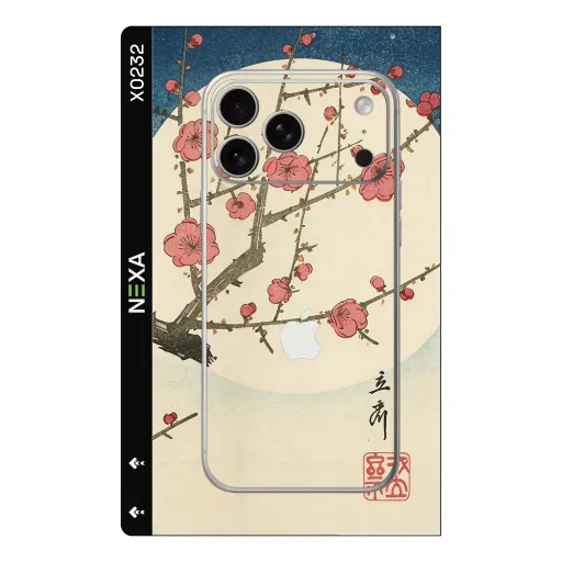 Premium Museum Phones Skin - Wholesale | Nexa Skins — X0232 - Museum (japanese art, cherry blossom, floral)