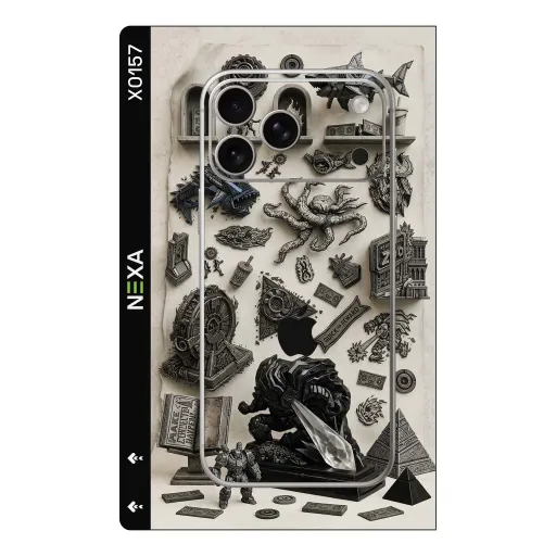 Premium Other Phones Skin - Wholesale | Nexa Skins — X0157 - Other (monochrome, surreal, embossed)