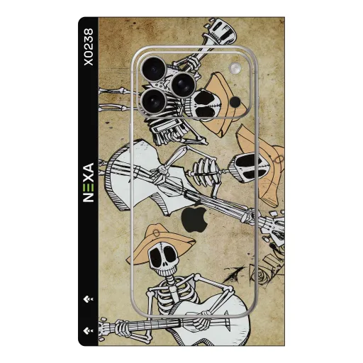 Premium Other Phones Skin - Wholesale | Nexa Skins — X0238 - Other (skeleton, vintage, grunge)