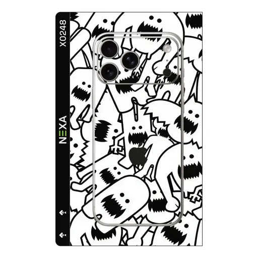 Premium Other Phones Skin - Wholesale | Nexa Skins — X0248 - Other (doodle, monochrome, cartoon)